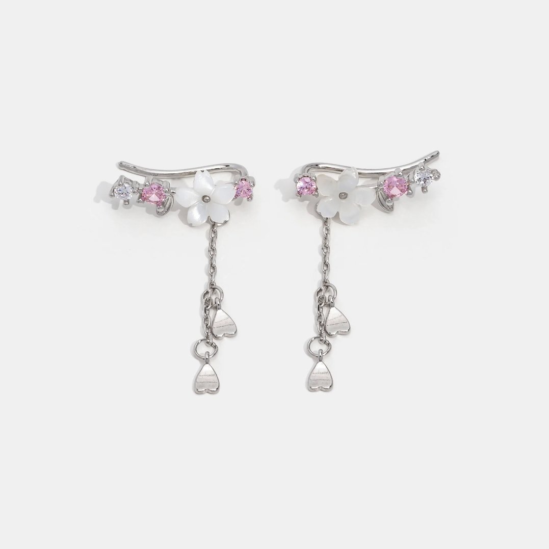 Náušnice s květy třešně | Earrings | Elora Praha