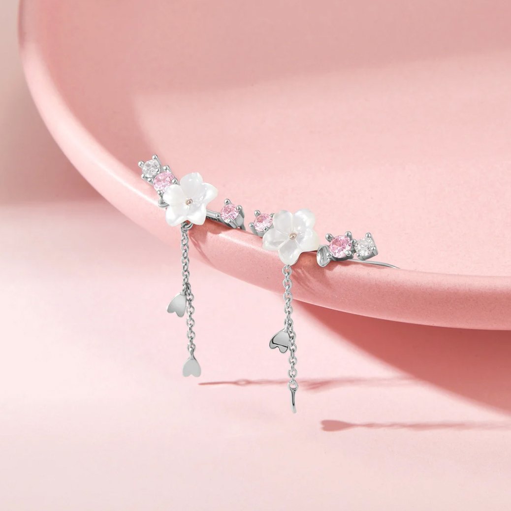 Náušnice s květy třešně | Earrings | Elora Praha
