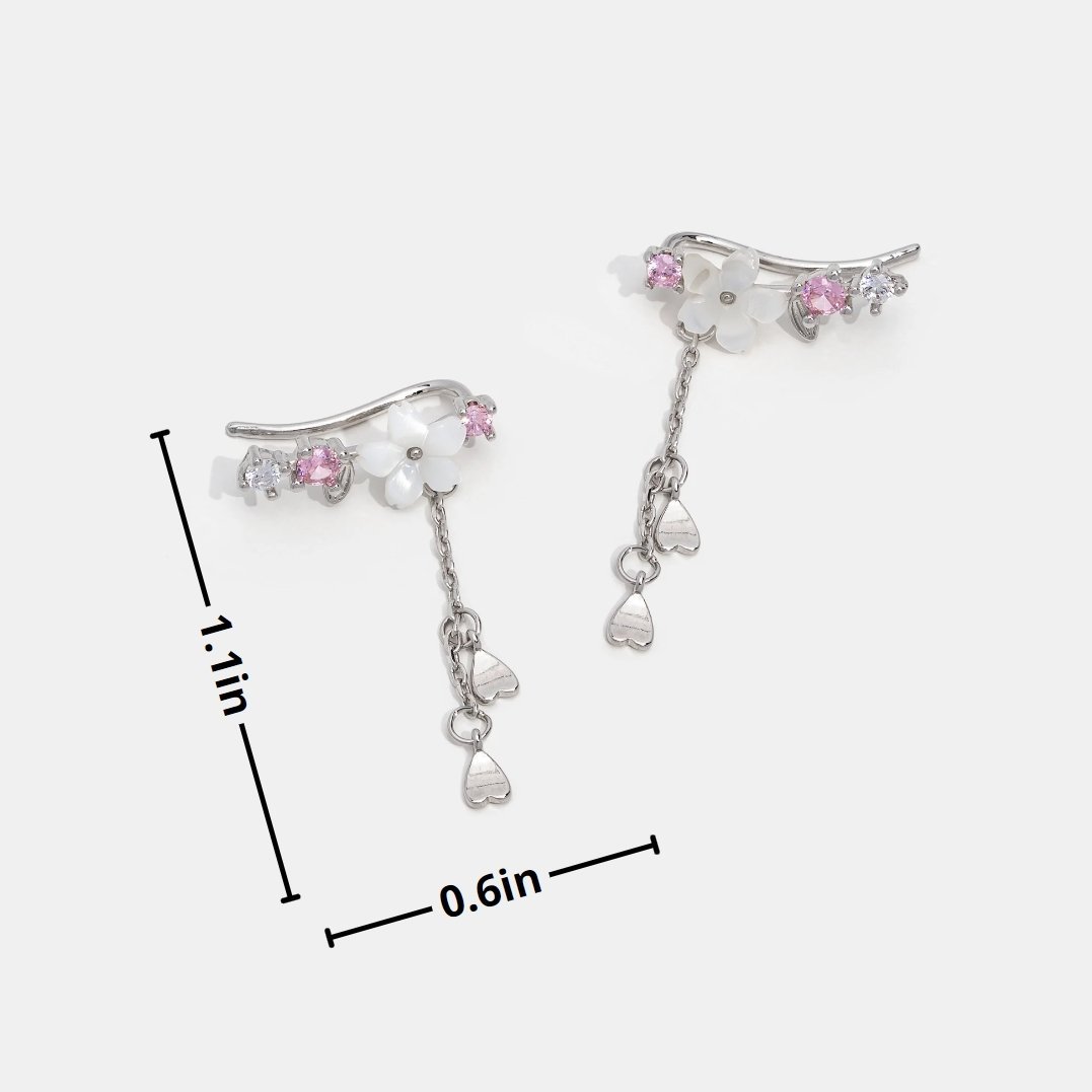 Náušnice s květy třešně | Earrings | Elora Praha