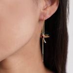 Nádherné kolibříkové náušnice | Earrings | Elora Praha
