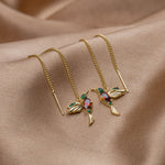 Nádherné kolibříkové náušnice | Earrings | Elora Praha