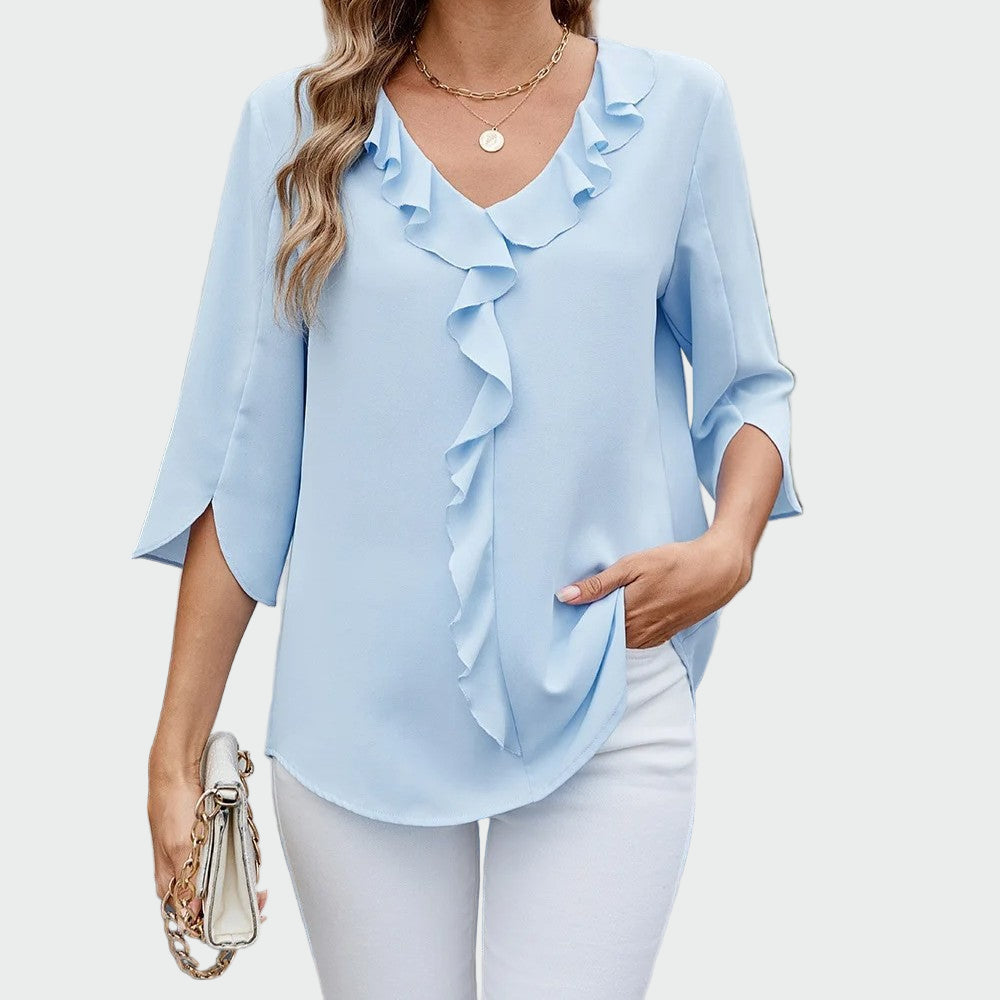 Gabrielė™ - Pohodlná, elegantní a univerzální blůza