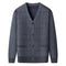Lukáš – Klasická Pletená Vesta s V - Výstřihem pro Muže | | Elora Praha