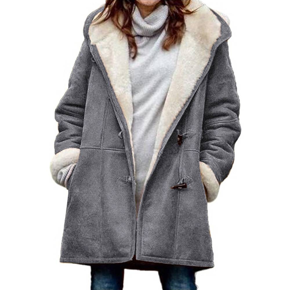 Antonia - Stylový kabát s fleece podšívkou | | Elora Praha