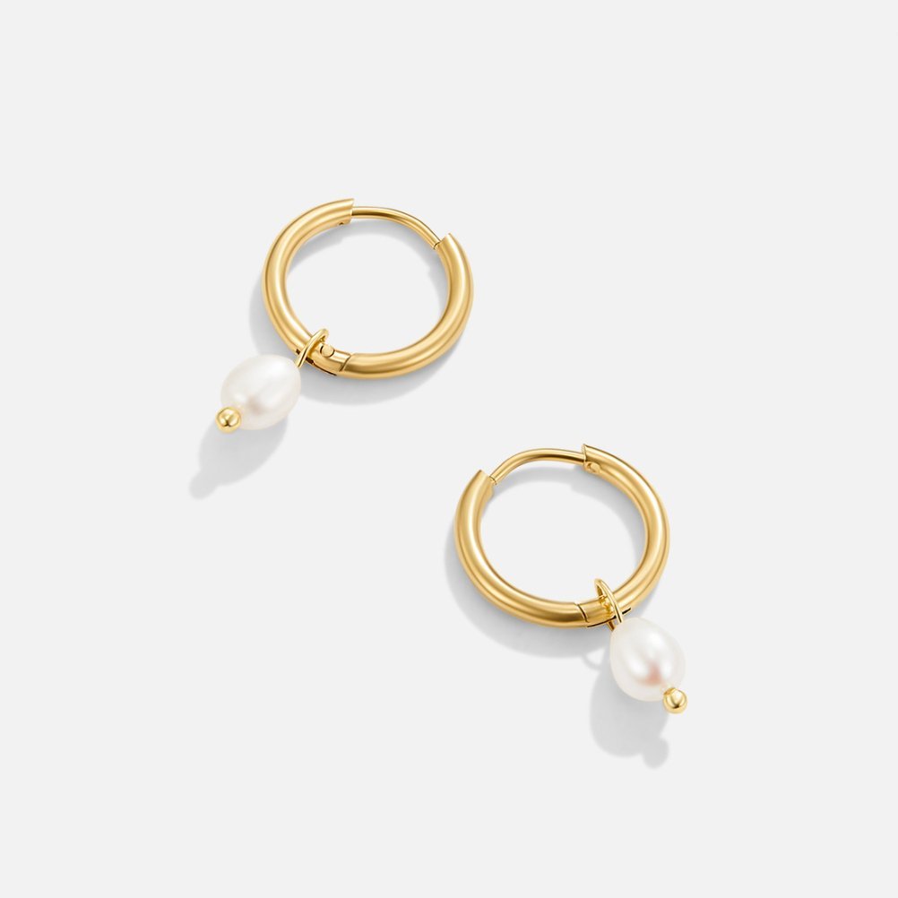 Bella sladkovodní perlové náušnice | Earrings | Elora Praha