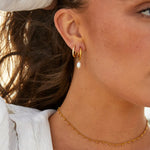 Bella sladkovodní perlové náušnice | Earrings | Elora Praha
