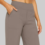 Calista™ | Dámské volné kalhoty hnědé barvy | Pantalons | Elora Praha
