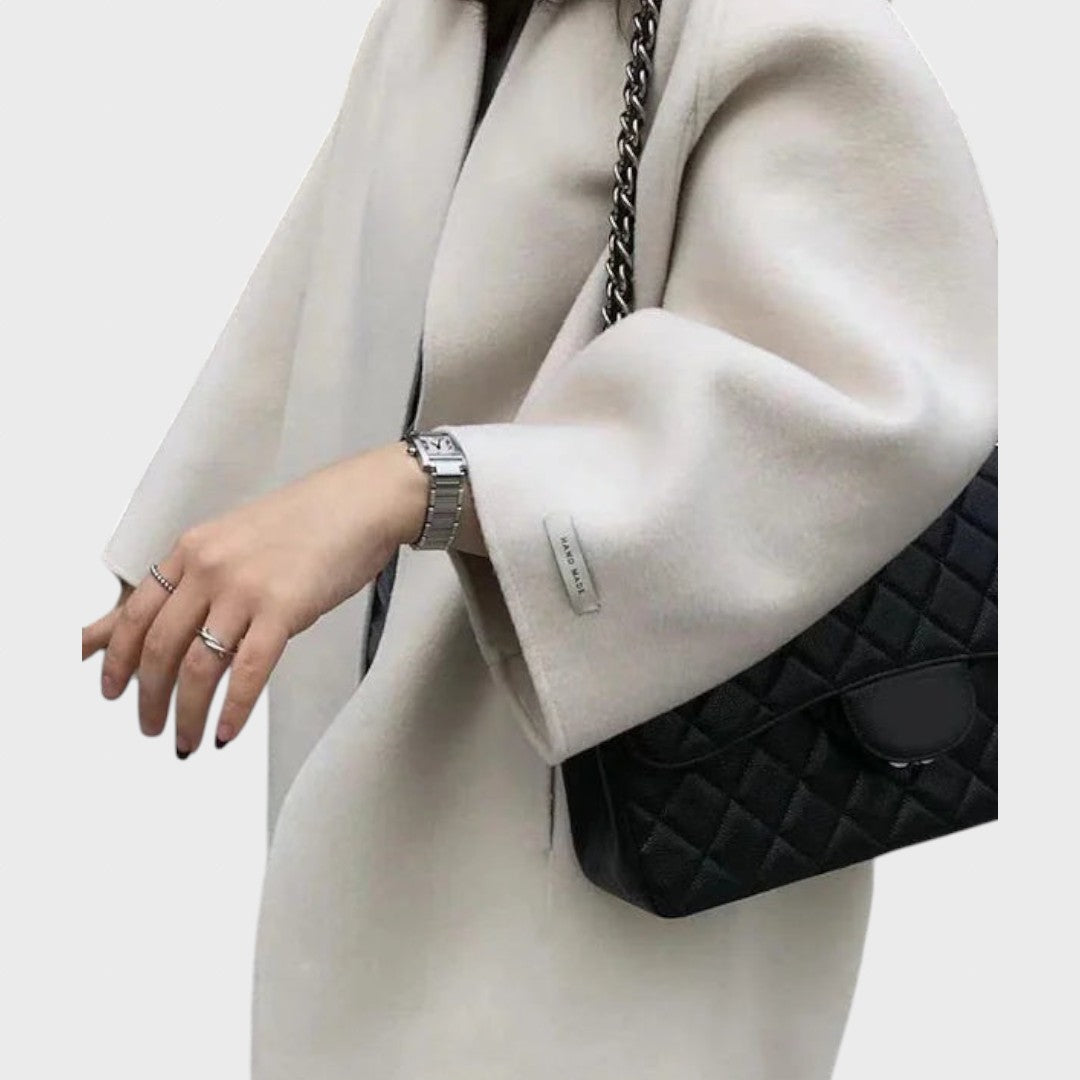 Lukrecija | Elegantní dlouhý vlněný kabát
