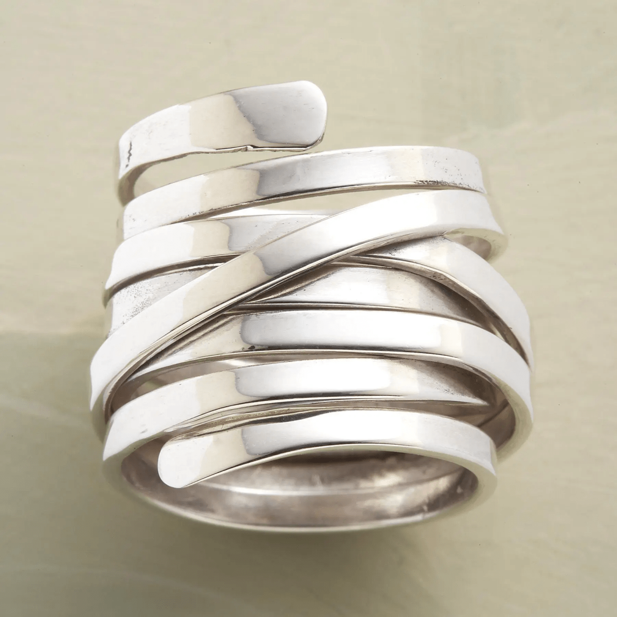 Bliss - Vintage široký stříbrný prsten | Ring | Elora Praha