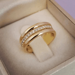 Sarah - Vintage Zirkonia Eingerahmter Ring | Ring | Elora Praha