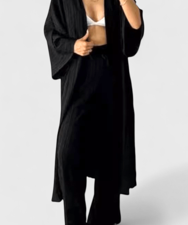 Kaspický dvoudílný relaxační set s dlouhým kimono | | Elora Praha