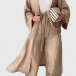 Kaspický dvoudílný relaxační set s dlouhým kimono | | Elora Praha