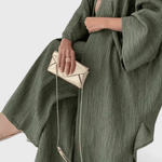Kaspický dvoudílný relaxační set s dlouhým kimono | | Elora Praha