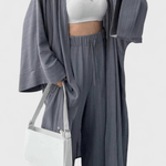 Kaspický dvoudílný relaxační set s dlouhým kimono | | Elora Praha