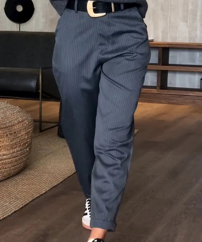 Kotryna™ - Elegantní, postavu zvýrazňující kalhoty s páskem