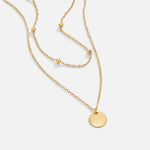 Skládaný plátkový náhrdelník | Necklace | Elora Praha