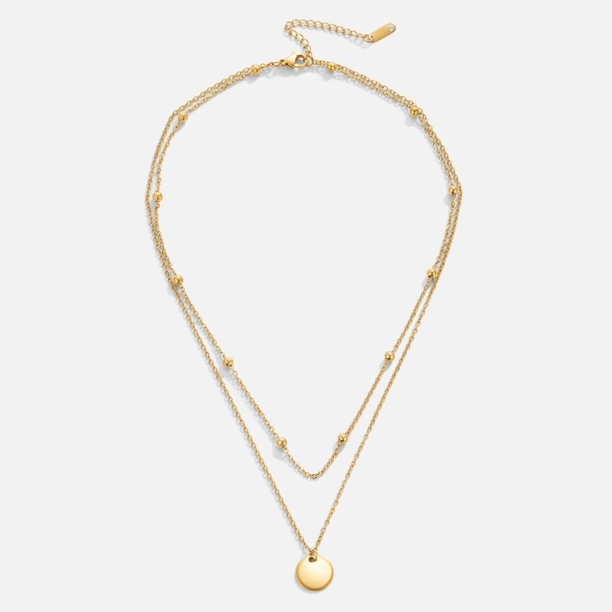 Skládaný plátkový náhrdelník | Necklace | Elora Praha