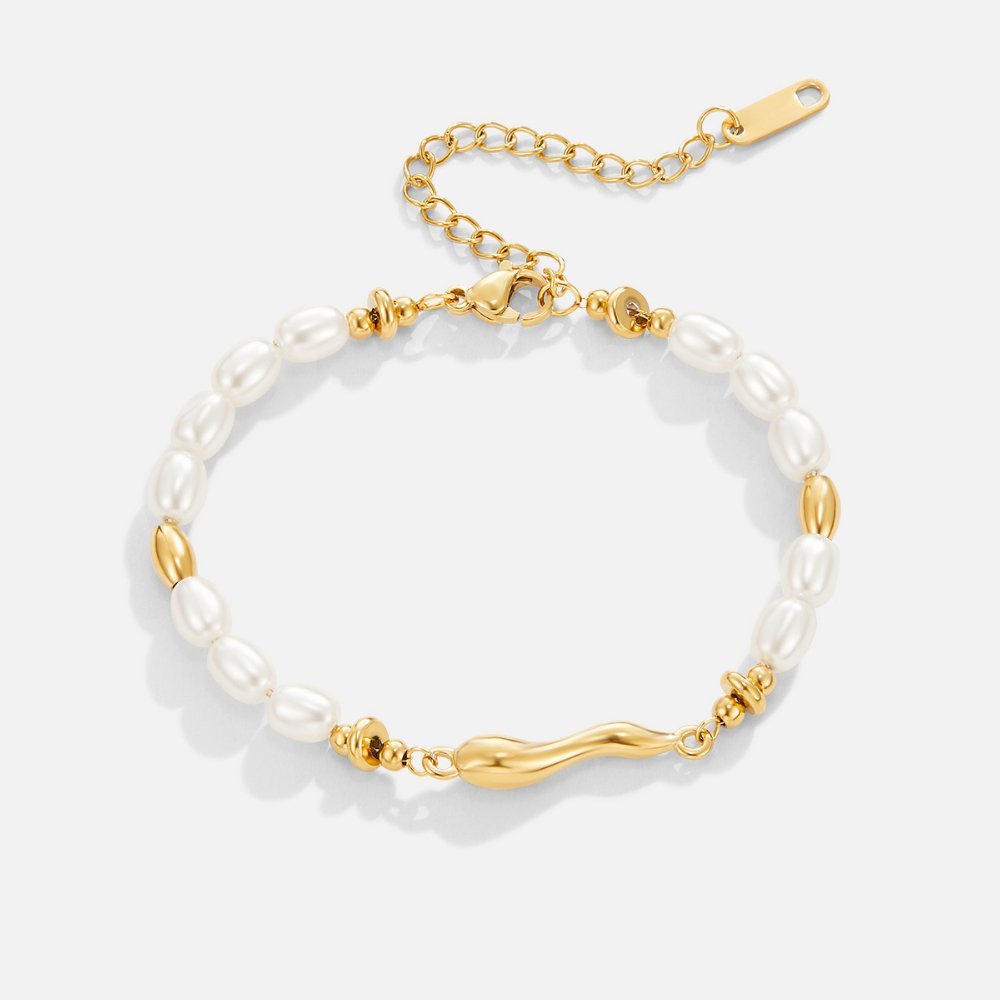Lov Süßwasserperlenarmband | Bracelet | Elora Praha