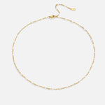 Čistý bílý perlový náhrdelník | Necklace | Elora Praha