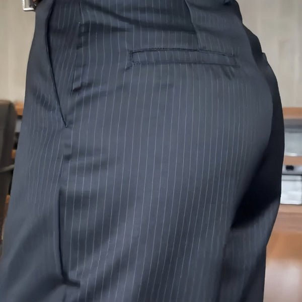 Kotryna™ - Elegantní, postavu zvýrazňující kalhoty s páskem | | Elora Praha