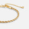 Zatočený chic zlatý náramek | Bracelet | Elora Praha