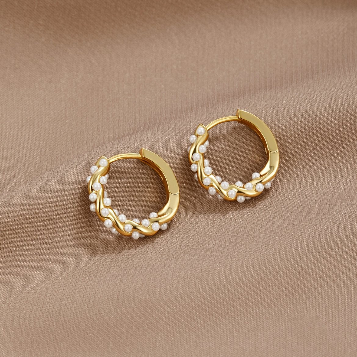 Vale Perlen - Hoop - Náušnice | Earrings | Elora Praha